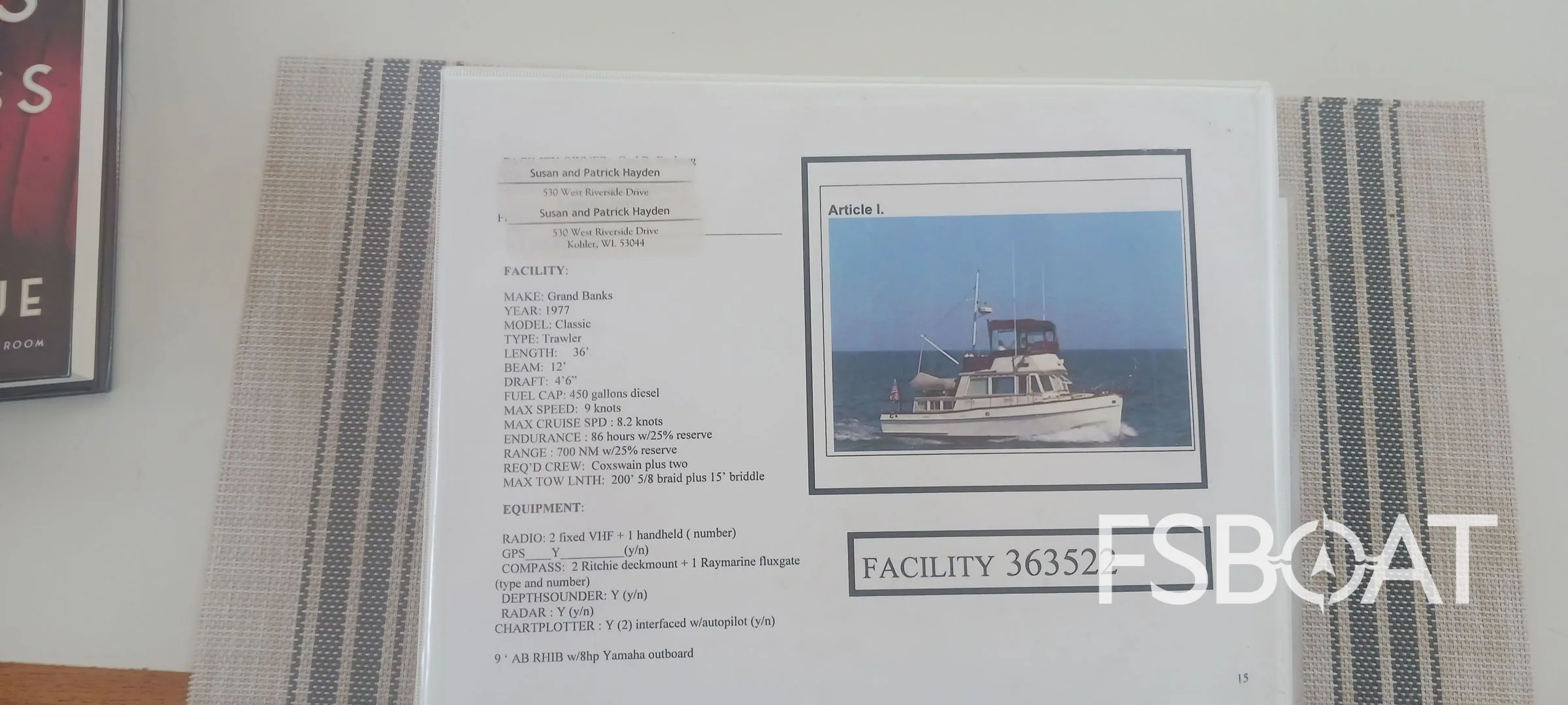 1977 Grand Banks Classic 36 - Media 9