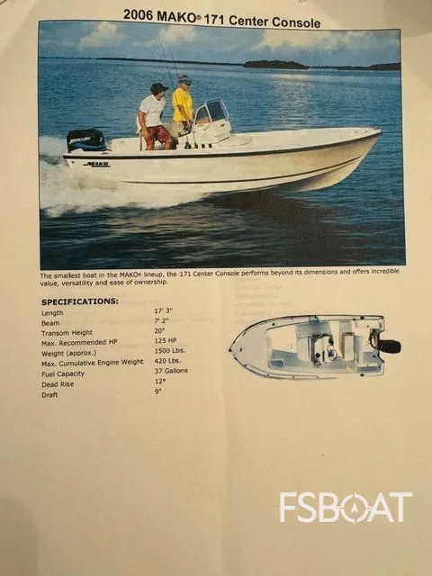 2006 Mako 171 Center Console - Media 13